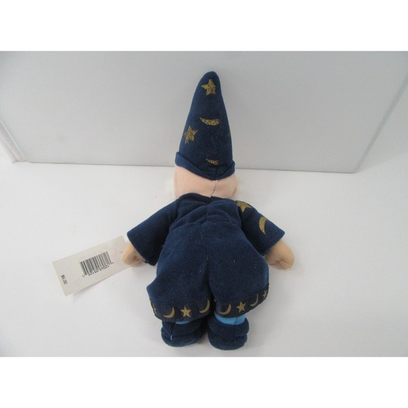 Club Disney Sword in the Stone Merlin Mini Bean Bag-Beanie With Tag Wizard Blue - Picture 5 of 6